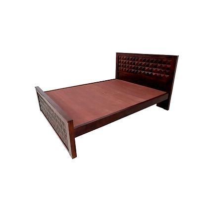 RRLC Solid Shesham Wood Queen Size Bed without storage 78*60inch-1