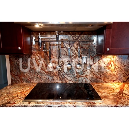 Rainforest brown Marble veneer Sheet-2