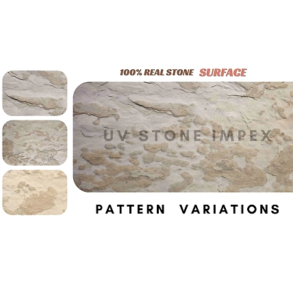 Autumn Cream Slate Stone Veneer-2
