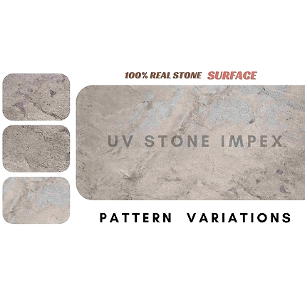 Silver Grey Slate Stone Veneer-2