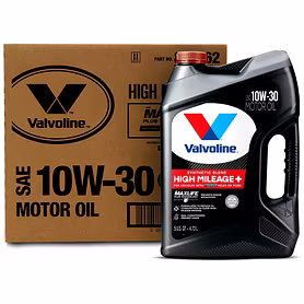 Valvoline High Mileage 150K with Maxlife Plus Technology Motor Oil SAE 10W-30 5 QT, Case of 3