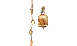 Christmas Decorative Cluster 4 Bell 36inch Hanging Décor Harmony Bells
