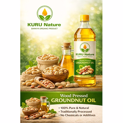 kuru nature groundnut oil