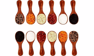 wooden spices small spoon