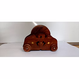 no brand wooden tea coster