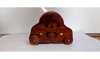 wooden tea coster