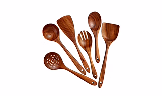 Wooden kitchen Sptula set