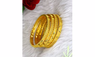 gold plated bangles