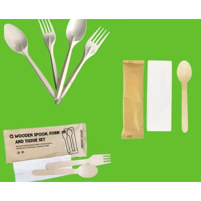 biodegradable cutlery spoon fork knife wooden, edible & pla cutlery 1 mm