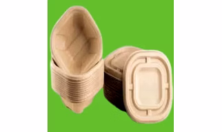 750 Ml Bagasse Container With Lid (Delivery Range)