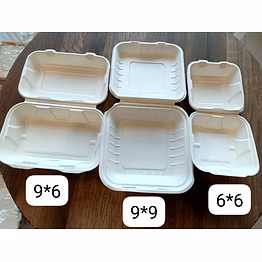 premium bagasse clamshell containers - eco-friendly and sustainable dining solutions