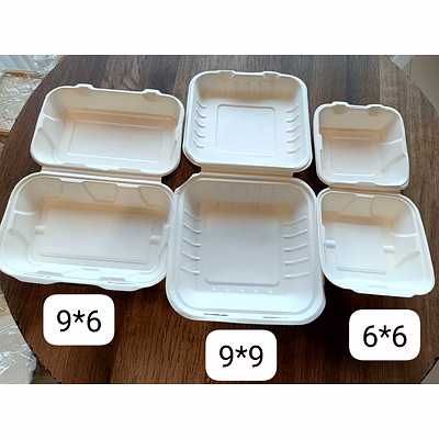 premium bagasse clamshell containers - eco-friendly and sustainable dining solutions