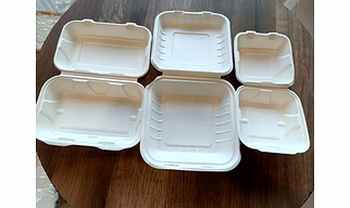 Premium Bagasse Clamshell Containers - Eco-Friendly and Sustainable Dining Solutions