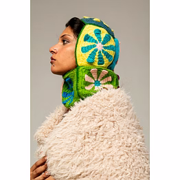 hook flower bloom balaclava