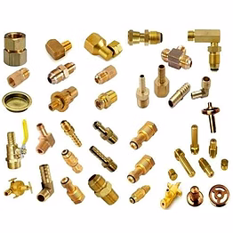 brass steel copper aluminum component