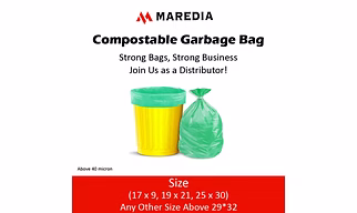 COMPOSTABLE GARBAGE BAGS