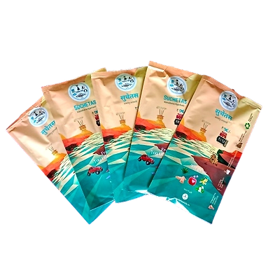 SUCHETAS INDIA Kamdhenu Agarbatti Black - 100 gms Pouch