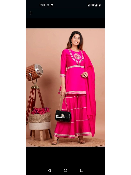 Indian Jaipuri Special Woman Sharara Sets-4