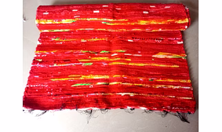 Suchetas Brand Cotton Hand Woven Rugs, Multi Color