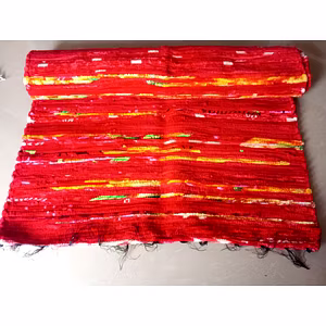 Suchetas Brand Cotton Hand Woven Rugs, Multi Color