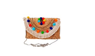 Embroidered Jute Bag