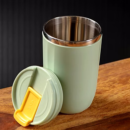 udyan tea opal travel tumbler vacuum insulated(500ml)- sage green, honey yellow, blush pink