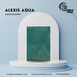 alexis aqua 600 x 1200 mm porcelain tiles (vitrified tiles)