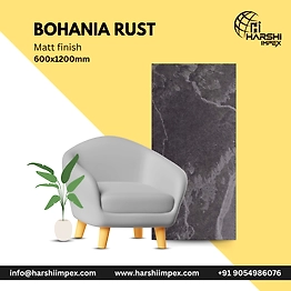 Bohania Rust 600 x 1200 MM Porcelain Tiles (Vitrified Tiles)