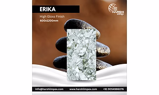 Erika 600 x 1200 MM High Gloss Porcelain Tiles (Vitrified Tiles)