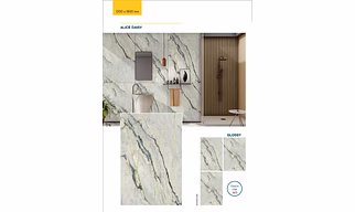 Alice Daisy 1200 x 1800 MM Glossy Vitrified Tiles