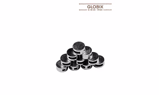 Globix Round Grey Lead Seal