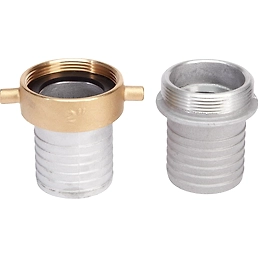 Globix Brass Fire Hose Coupling