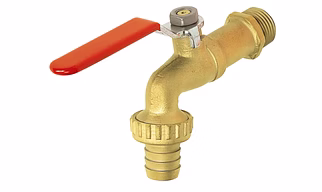 Globix Brass Bib Tap