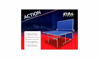 Stag Global Action Table Tennis Table |16mm Top| Ultimate Play Experience