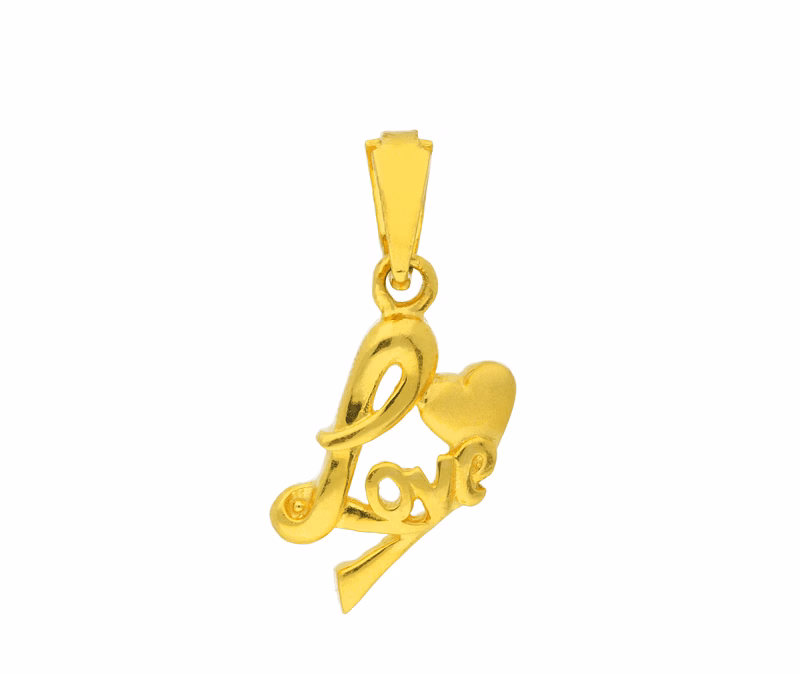 Gold Pendant set image 3