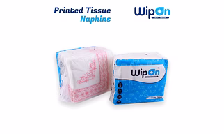 Floral Printed Soft Tissue Paper Napkin Servittes, 1 ply