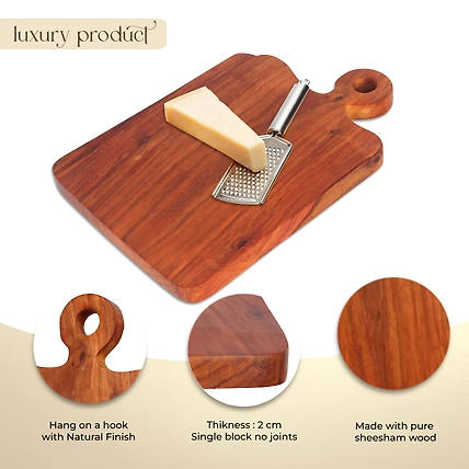 Sheesham wood chopping and Cutting's board-4