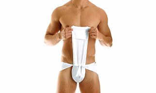 Men Supporter langot White