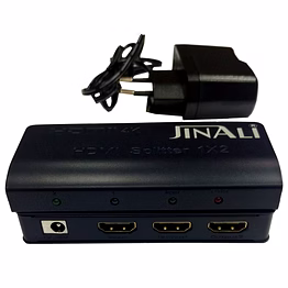jinali 4k hdmi splitter 1x2 aluminium body 1 year warranty