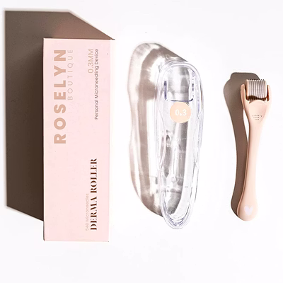 microneedle roller 0.5mm – rejuvenate skin & stimulate hair