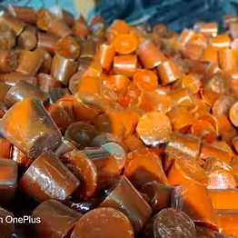 tulsi flavoured jaggery - natural & healthy sweetener from india