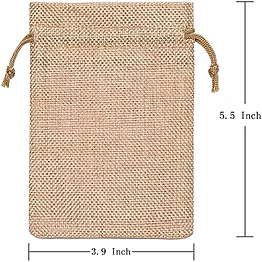 jute festival potli bag – handmade eco pouch for return gifts & crafts