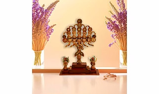 Sustainable Panchmukhi Ganesh Sculpture â€“ 12-Inch Religious Decor