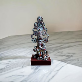 supaari ganesha aashirwaad mudra idol supaari ganesha aashirwaad mudra idol – handcrafted betel nut sculpture for blessings