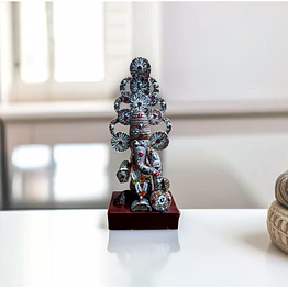 authentic supaari aashirwaad mudra ganesha – eco-friendly betel nut art from rewa