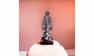 Hand-Carved SUPAARI Shehnaayi Ganesha Idol – Unique Eco-Friendly Betel Nut Décor