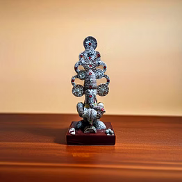 authentic supaari tabal mudra ganesha – premium hand-carved betel nut idol for pooja