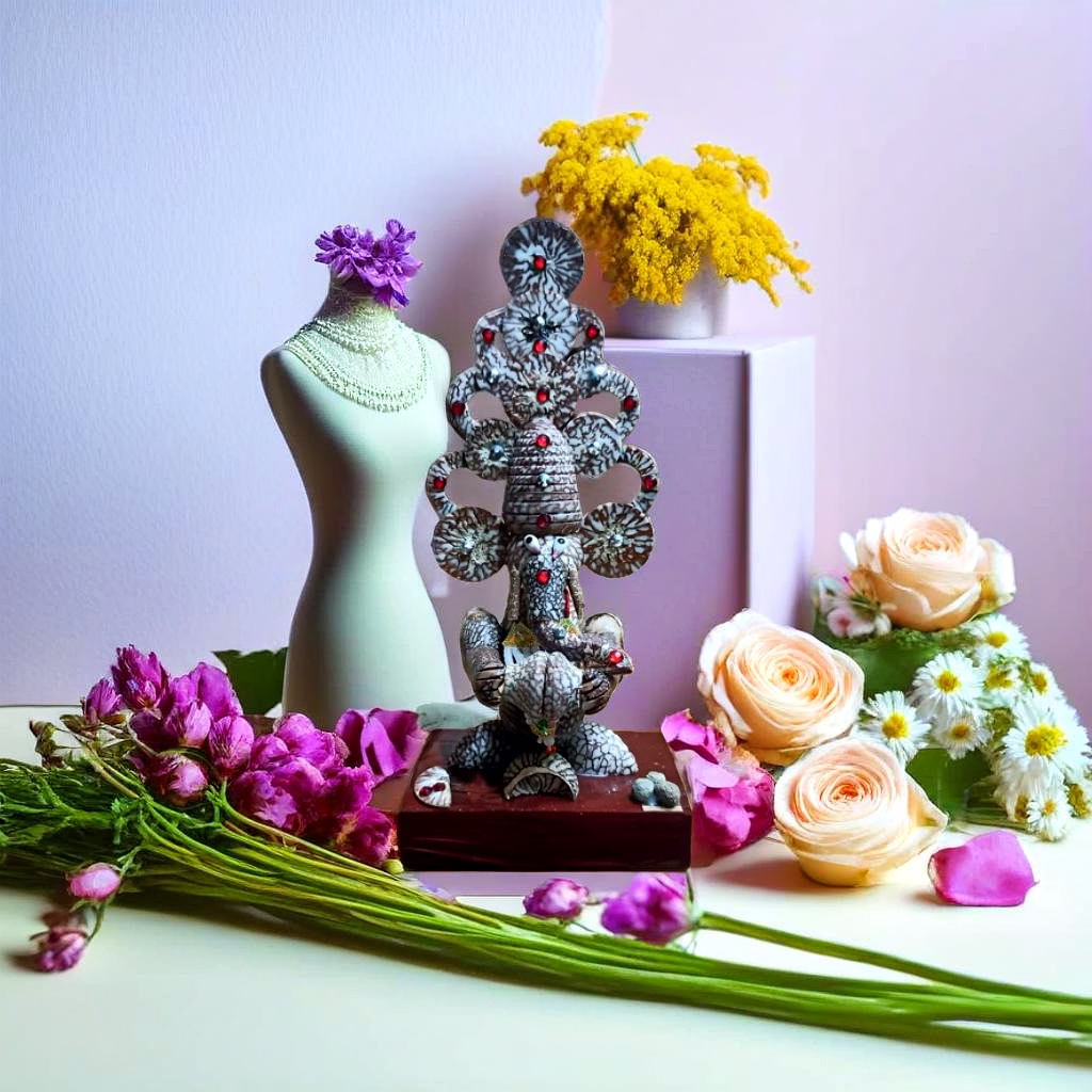 Handcrafted SUPAARI Tabal Mudra Ganesha Idol – Unique Eco-Friendly Betel Nut Masterpiece image 2