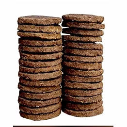 dried cow dung