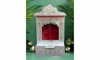 Aluminium Small Pooja Temple - PM12AL